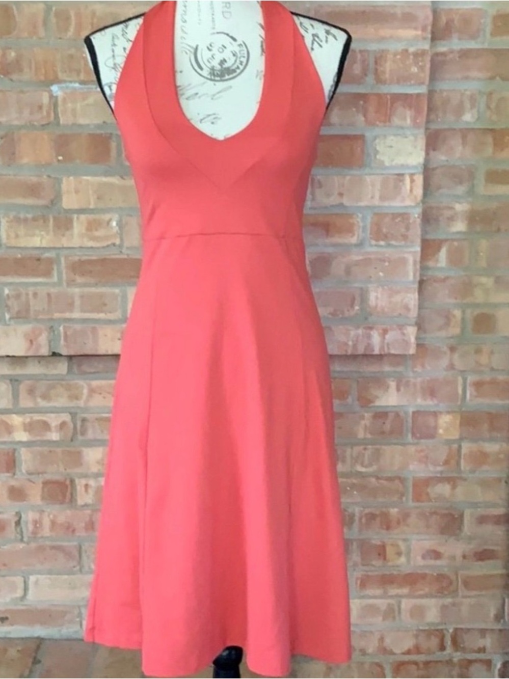 Patagonia Coral Halter Midi Dress